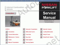 Nissan ForkLift Service Manual       Nissan, ,  