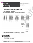 Allison Transmission Parts Catalog 5000 and 6000 product families   
