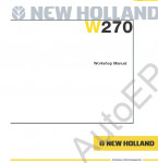 New Holland W270 Wheel Loader Workshop Service Manual        New Holland W270,      