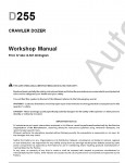 New Holland Crawler Dozer D255 Workshop Service Manual       New Holland D255,      ,  