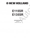 New Holland E115SR / E135SR Crawler Excavator Service Manual       New Holland E115SR / E135SR,      