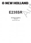 New Holland E235SR Crawler Excavator Service Manual      New Holland E235SR,       