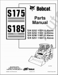 Bobcat Skid-Steer Loader S175, Bobcat S185 Turbo        