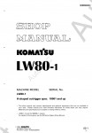 Komatsu Hydraulic Crane LW80-1 Service Manual         LW80-1, PDF