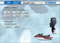 Yamaha Outboard Motors & Watercraft Repair 2005    4-      .