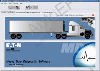 EATON MD-300 Heavy Duty Diagnostic Software The Eaton MD 300 Heavy Duty Diagnostic software is designed to diagnose electronic systems on heavy duty vehicles using the SAE J1587 diagnostic link. 