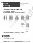 Allison Transmission Parts Catalog 1000 and 2000 product families   