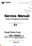 Tadano Rough Terrain Crane GR-1000XL-2 - Service Manual      ,    ,  ,  ,    .