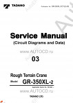 Tadano Rough Terrain Crane GR-350XL-2 - Service Manual      ,    ,  ,  ,    .