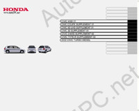 Руководство по ремонту Honda Civic (Хонда Цивик), техническое обслуживание и диагностика, электросхемы Хонда, размеры для восстановления геометрии кузова Honda (Хонда)
