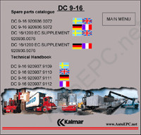 Kalmar Lift Truck          Kalmar () DC 8-16, DC 20-25, DC 28-52N,DC 2.5-8,DC 9-16,DC 18-25N,DCB 28-45,EC 2-8