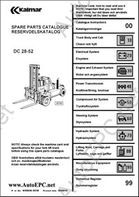 Kalmar Lift Truck          Kalmar () DC 8-16, DC 20-25, DC 28-52N,DC 2.5-8,DC 9-16,DC 18-25N,DCB 28-45,EC 2-8