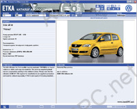 Каталог запчастей Audi VW Skoda Seat ETKA 7.1 содержит каталог деталей и аксессуаров для всех моделей Ауди, Фольксваген, Шкода, Сеат