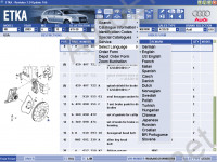 Audi Vw Skoda Seat  ETKA 8.1 каталог запчастей и аксессуаров Ауди, Фольцваген, Шкода, Сеат. Европейский и Американский рынок. Data version - 1370, цены в программе