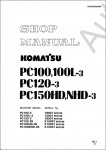 Komatsu Hydraulic Excavator PC100-3, PC120-3, PC150-3 cpy o peoy , cyaa  Komatsu PC100-3, PC120-3, PC150-3