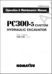 Komatsu Hydraulic Excavator PC300-5, PC400-5 Пошаговый ремонт, техническое обслуживание гусеничных экскаваторов Komatsu (Коматцу) PC300-5, PC400-5