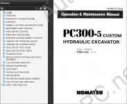 Komatsu Hydraulic Excavator PC300, PC400         PC300-5, 