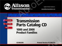 Allison Transmission Parts Catalog 5000 and 6000 product families каталог запчастей Аллисон
