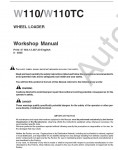 New Holland W110 / W110TC Wheel Loader Workshop Service Manual ����������� �� ������� � ������������ ��������� ���������� New Holland W110 / W110TC, ������������� � �������������� ����� ��� �������, ������� ���������