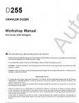 New Holland Crawler Dozer D255 Workshop Service Manual ����������� �� ������� � ������������ ���������� New Holland D255, ������������� � �������������� ����� ��� �������, ������� ���������