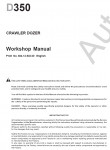 New Holland Crawler Dozer D350 Workshop Service Manual ����������� �� ������� � ������������ ���������� New Holland D350, ������������� � �������������� ����� ��� �������, ������� ���������