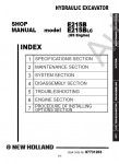 New Holland E215B / E215BLC (HS Engine) Excavator Workshop Service Manual ����������� �� ������� � ������������ ������������ New Holland E215B / E215BLC (HS engine), ������������� � �������������� ����� ��� �������, ������� ���������