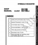 New Holland E215B / E215BLC Workshop Service Manual       New Holland E215B / E215BLC,      ,  