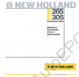 New Holland E265 / E305 Workshop Service Manual       New Holland E265 / E305,      ,  