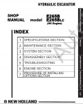 New Holland E265 / E305 (HS Engine) Workshop Service Manual ����������� �� ������� � ������������ ������������ New Holland E265 / E305 (HS Engine), ������������� � �������������� ����� ��� �������, ������� ���������