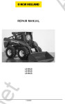 New Holland LS180.B / LS185.B / LS190.B Skid Steer Loader Service Manual ����������� �� ������� � ����������� ������������ ����������� New Holland LS180.B / LS185.B / LS190.B, ������������� � �������������� ����� ��� �������