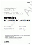 Komatsu Hydraulic Excavator PC200EN-6K, PC200EL-6K Komatsu Hydraulic Excavator PC200EN-6K, PC200EL-6K Workshop Manual