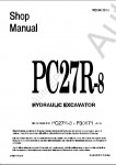 Komatsu Hydraulic Excavator PC27R-8 Komatsu Hydraulic Excavator Shop Manual and Operation Manual - Komatsu Hydraulic Excavator PC27R-8, serial F30671 and up