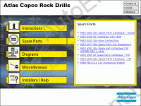 Atlas Copco Rock Drills ROC L7 Drill каталог запчастей для бурильной техники ROC L7 Drill