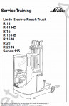 Linde 115 Series        Linde Electric Reach Truck,   .
