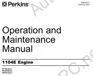 Perkins Engine 1104E / 1106E        1104E / 1106E Industrial Engine