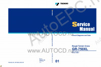 Tadano Rough Terrain Crane GR-750XL-3 - Service Manual      ,    ,  ,  ,    .